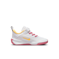 Nike Omni Multi-Court children's shoes - White/Limon Pulse-Coral Chalk-Sea Coral - DM9026-102