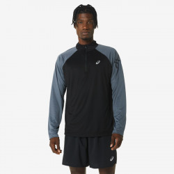 Asics Icon men's running jacket - Black/Grey - 2011C732-001