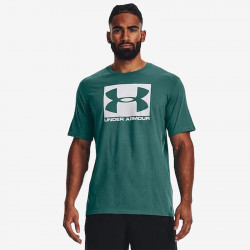 T-shirt homme Under Armour Boxed Sportstyle - Coastal Teal/White - 1329581-722