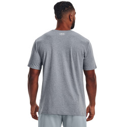 T-shirt homme Under Armour Camo Chest Stripe - Gris clair chiné/Blanc- 1376830-035