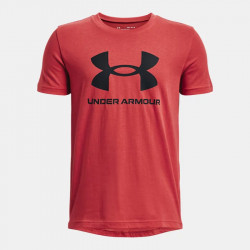 Under Armor Sportstyle Logo Men's T-Shirt - Red/Black - 1363282-638