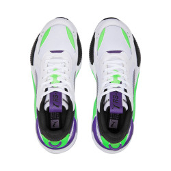 Puma RS-X Geek men's shoes - White/Green/Purple - 391174 05
