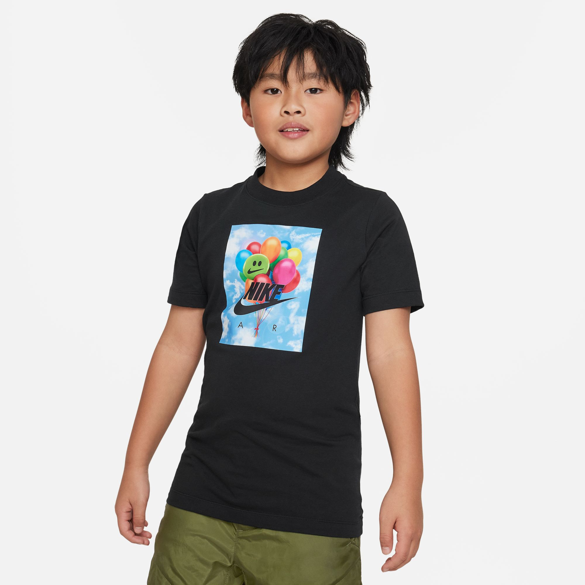 T-shirt pour grands enfants Nike Sportswear - Noir