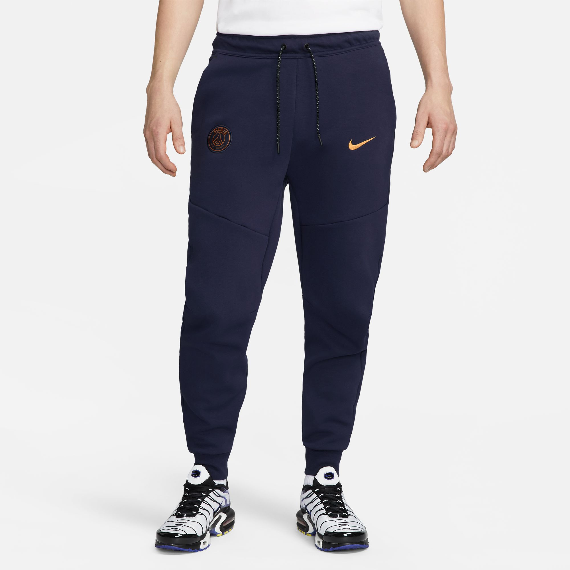 Pantalon de jogging pour homme Paris Saint-Germain Tech Fleece - Daim Bleu Noirci/Or