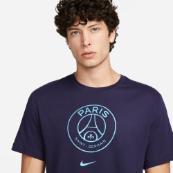 T-shirt homme Nike Paris Saint-Germain Crest - Bleu noirci - DJ1315-498