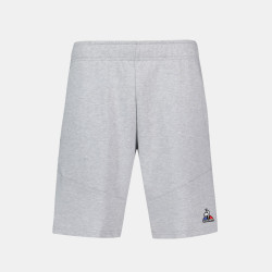 Le Coq Sportif Essentiel men's fleece shorts - Heather gray - 2310354