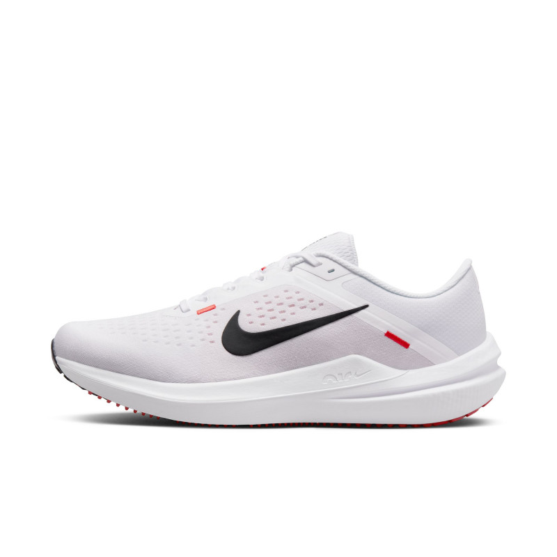 Nike Winflo 10 men's running shoes - White/Black-Lt Crimson - DV4022-100