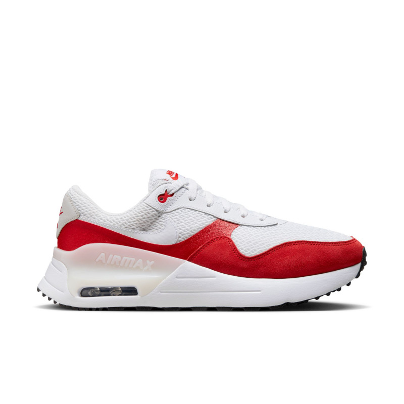 Nike Air Max SYSTM Men's Shoe - Photon Dust White/White-University Red