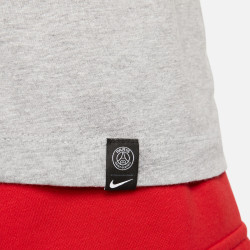 T-shirt manches courtes Nike Paris Saint-Germain - Gris foncé chiné - DZ3630-010