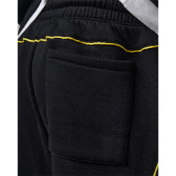Big Kids Jordan PSG 4th Fleece Shorts - Black/Yellow - 95C171-023