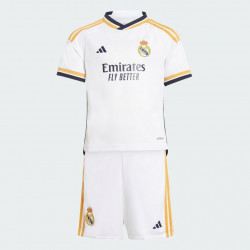 Ensemble 3 pièces enfant Real Madrid Domicile 2024-23 - Blanc - IB0008