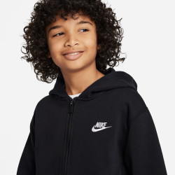 Nike Sportswear Club Fleece Kids' Tracksuit - Black/White - FD3114-010