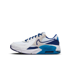 Chaussures Nike Air Max Excee pour ado - White/Deep Royal Blue-Photo Blue - FB3058-100