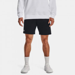 Under Armour Rival Fleece Men's Shorts - Black/White - 1379779-001