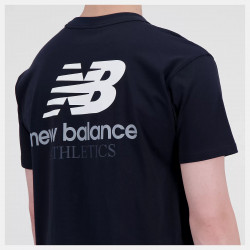 T-shirt New Balance Athletics Remastered - Noir/Blanc - MT31504BK