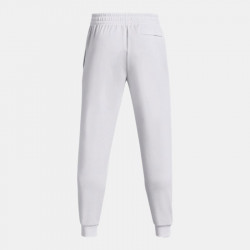 Pantalon en molleton Under Armour Rival Fleece pour homme - Blanc/Noir - 1379774-100