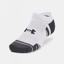 Under Armour Performance Tech No Show Socks 3-Pack - White - 1379503-100