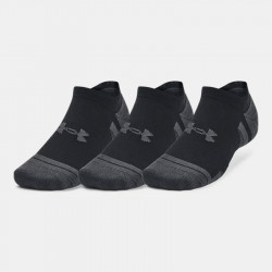 Lot de 3 paires de chaussettes invisibles Under Armour Performance Tech - Noir - 1379503-001
