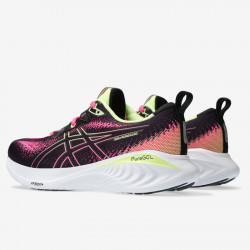 Asics Gel-Cumulus 25 Women's Running Shoes - Black/Hot Pink - 1012B441-007