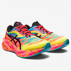 Asics Novablast 3 Men's Running Shoes - Aquarium/Vibrant Yellow - 1011B804-400