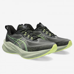 Chaussures de running Asics Novablast 3 LE pour homme - Black/Glow Yellow - 1011B591-003