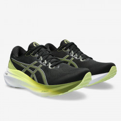 Chaussures de running Asics Gel-Kayano 30 pour homme - Black/Glow Yellow - 1011B548-003