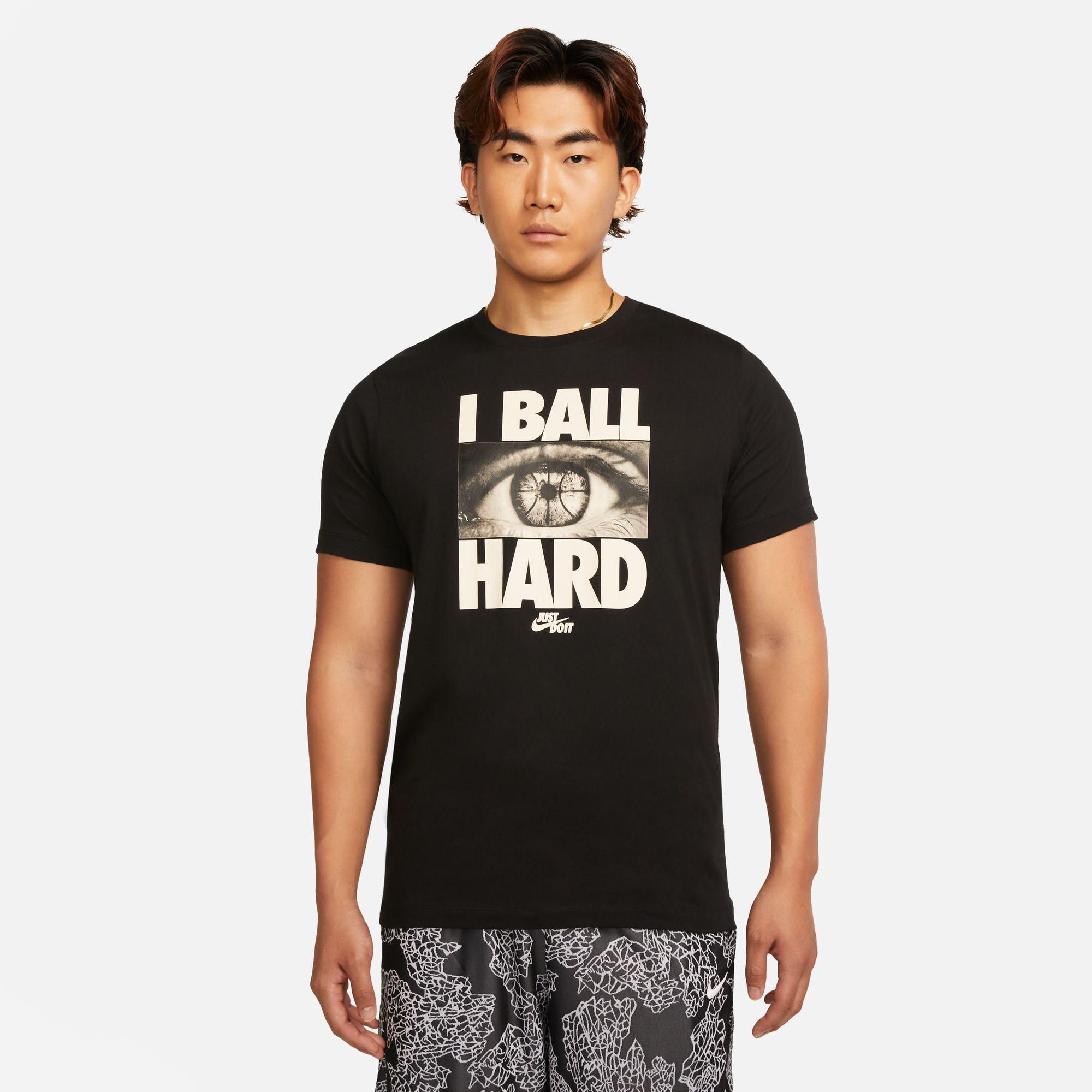 T-shirt de basketball à manches courtes Nike Dri-FIT pour homme - Noir
