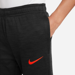 Pantalon de football enfant Nike Dri-FIT Academy - Black/Bright Crimson/Bright Crimson - FD3135-010