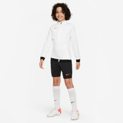 Veste de football enfant Nike Dri-FIT Academy - White/Black/Bright Crimson - FD3134-100