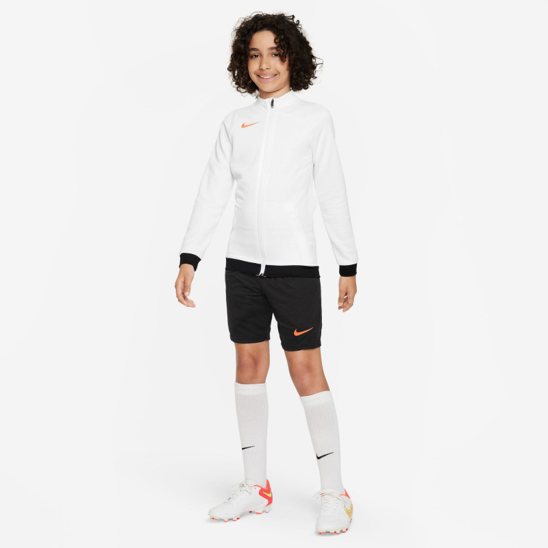 Nike Dri-FIT Academy children's football jacket - White/Black/Bright Crimson