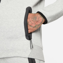 Veste à capuche Nike Tech Fleece - Dk Grey Heather/Black - FB7921-063