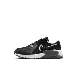 Nike Air Max Excee Little Kids' Shoes - Black/White-Dark Gray - FB3059-002