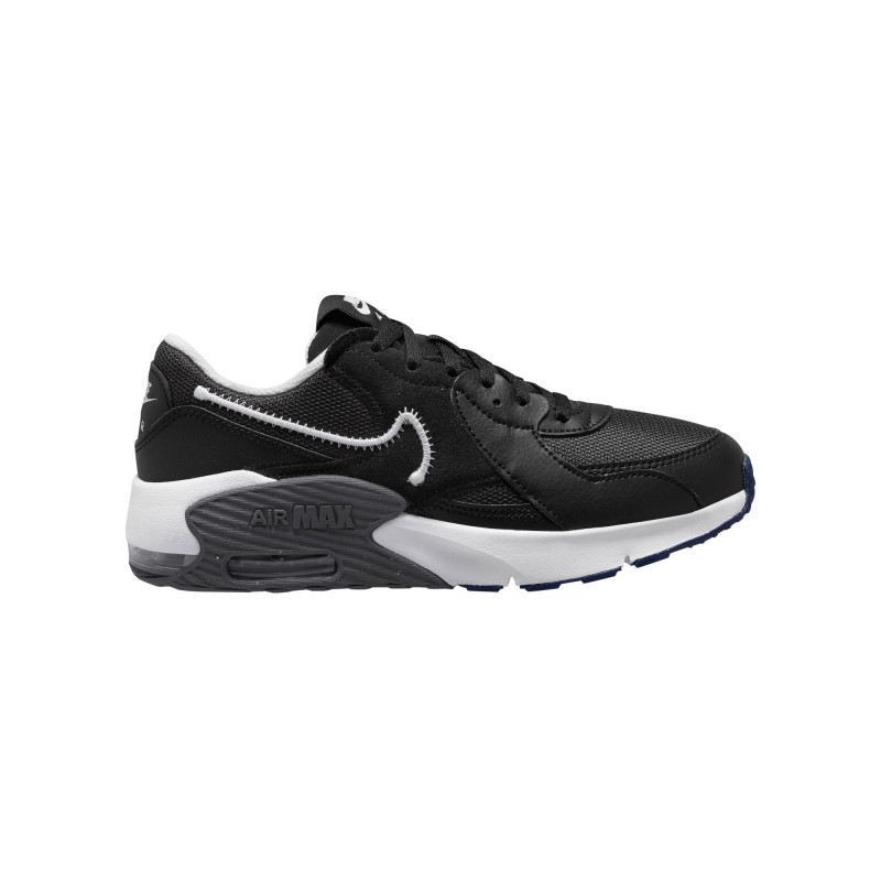 Nike Air Max Excee GS unisex children's shoes - Black/White-Dark Gray