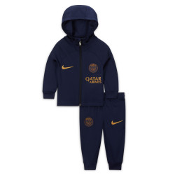 Nike Paris Saint-Germain Strike Infant and Toddler Tracksuit - Blackened Blue/Blackened Blue/Gold Suede - DX3570-499