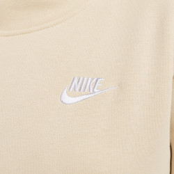 Sweat à capuche Nike Sportswear Club Fleece pour femme - Sanddrift/White - DQ5415-126