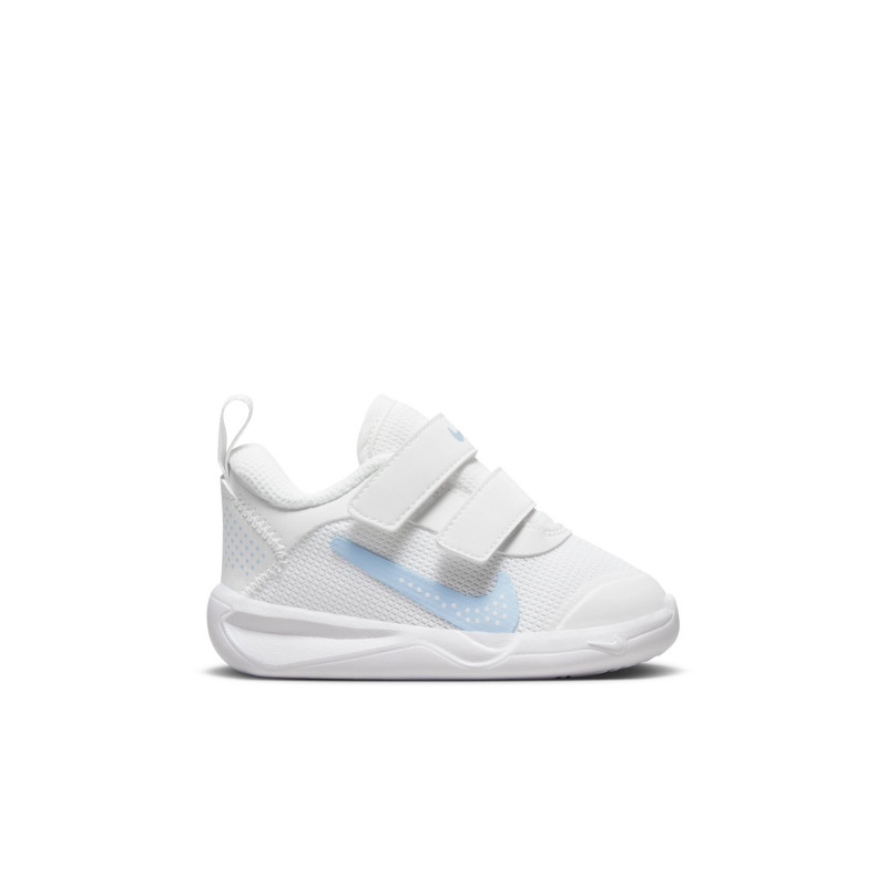 Nike Omni Multi-Court (TD) Girls' Shoes - White/Cobalt Bliss-White
