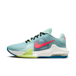 Nike Air Max Impact 4 Basketball Shoes - Jade Ice/Bright Crimson-Industrial Blue - DM1124-301