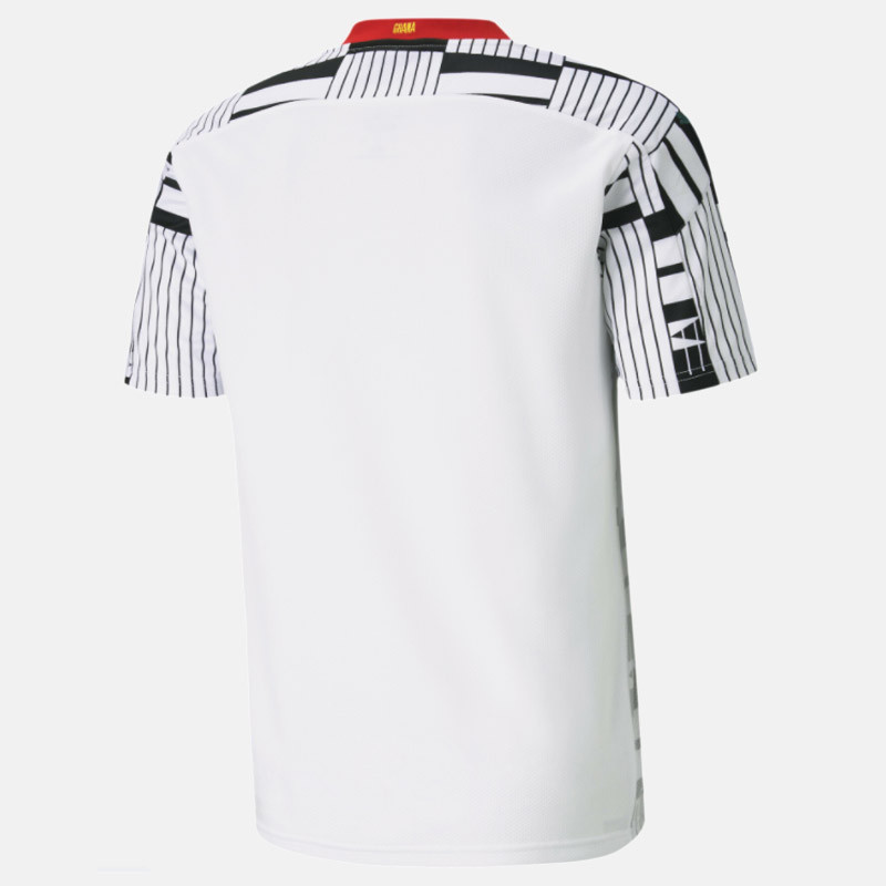 PUMA Men's Ghana Home Replica Football Shirt 2021 - White/Green