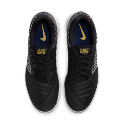Nike Lunar Gato II IC Indoor/Turn Football Boots - Black/Black/Bright Sulfur/Midnight Navy - 580456-009