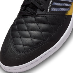 Chaussures de football en salle/bitûme Nike Lunar Gato II IC - Noir/Noir/Soufre vif/Bleu marine nuit - 580456-009