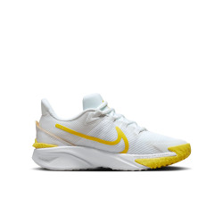 Nike Star Runner 4 Teenager's Shoes - Summit White/Opti Yellow-Vivid Sulfur - DX7615-101