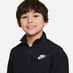 Nike Sportswear Teen's Tracksuit - Black/Black/White - FD3058-010