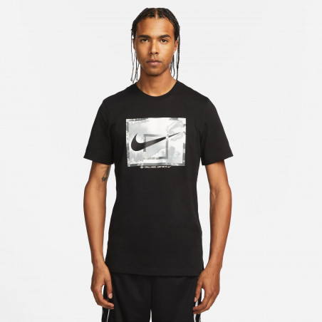 T-shirt manches courtes de basketball Nike pour homme - Noir - FJ2338-010