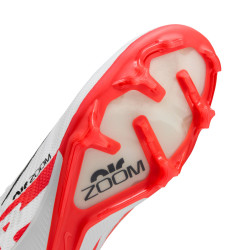 Chaussure de foot à crampons pour terrain sec Nike Zoom Mercurial Superfly 9 Elite FG - Bright Crimson/White-Black - DJ4977-600