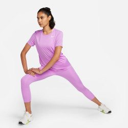 Legging mi-mollet Nike One - Rush Fuchsia/White - DM7276-532