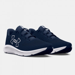Under Armour Charged Pursuit 3 Big Logo Men's Running Shoes - Blue/White - 3026518-400