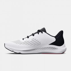 Under Armour Charged Pursuit 3 Big Logo Men's Running Shoes - White/Black - 3026518-101
