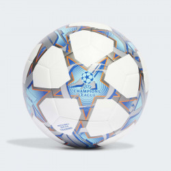 Ballon de football adidas UEFA Champions League Training 23/24 group stage - Blanc/Argent/Cyan/Violet - IA0952