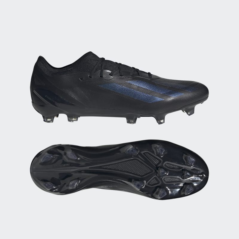 Football cleats on dry natural ground adidas X CrazyFast.1 FG - Core Black/Core Black/Core Black