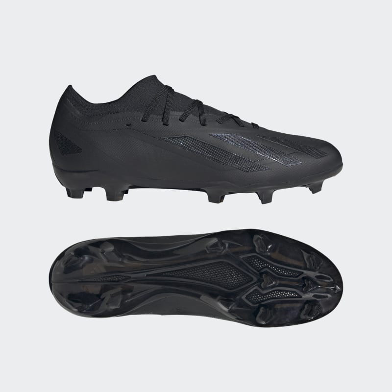 adidas X CrazyFast.2 FG Dry Grass Football Cleats - Black/Black/Black
